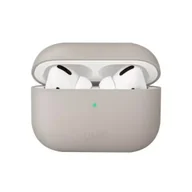 Akcesoria do słuchawek - Etui ochronne na słuchawki UNIQ etui Lino do Apple AirPods Pro Silicone beżowy/beige ivory - miniaturka - grafika 1