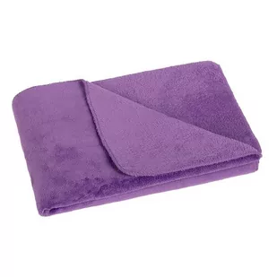 Bellatex Koc dziecięcy Korall micro fioletowy, 75 x 100 cm - Koce i narzuty dla dzieci - miniaturka - grafika 1