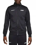 Bluzy męskie - NIKE CZARNA BLUZA MĘSKA Z ZAMKIEM I LOGO Z PRZODU M KTB - miniaturka - grafika 1