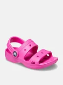 Buty dla dziewczynek - Crocs Sandały "Classic" w kolorze różowym - miniaturka - grafika 1