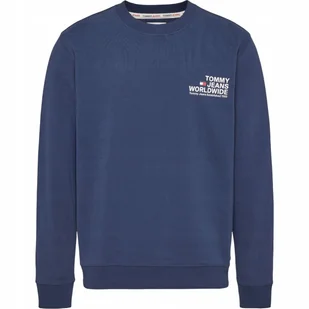 TOMMY HILFIGER BLUZA MĘSKA TJM REG ENTRY GRAPHIC CREW GRANATOWA r.XL - Bluzy męskie - miniaturka - grafika 1