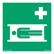 Systemy ekspozycyjne i znaki informacyjne - AE013 NOSZE, TS - PŁYTA TD FOTOLUMINESCENCYJNA; (350X350MM) - miniaturka - grafika 1