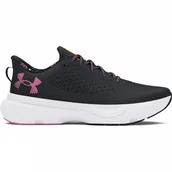 Buty sportowe damskie - Damskie buty do biegania Under Armour UA Infinite Printed - czarne - miniaturka - grafika 1