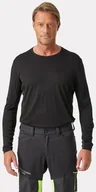 Koszulki sportowe męskie - Koszulka Termoaktywna Helly Hansen Lifa Black - miniaturka - grafika 1