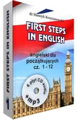 Książki do nauki języka angielskiego - First Steps in English 1 +6CD+MP3 - miniaturka - grafika 1