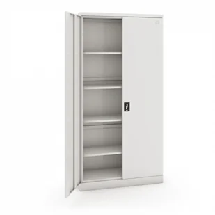 B2B Partner Szafa metalowa dwudrzwiowa, zamek cylindryczny, 1990 x 1000 x 435 mm CY-034-07 - Szafy biurowe - miniaturka - grafika 1