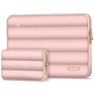 Etui na laptopa TECH-PROTECT Puffy 13-14 cali Różowy - Torby na laptopy - miniaturka - grafika 1