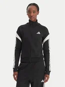 Bluzy damskie - adidas Bluza House Of Tiro KE5675 Czarny Slim Fit - miniaturka - grafika 1