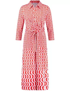 Gerry Weber Sukienka damska 180028-35026, ecru/biały/czerwony/pomarańczowy, nadruk: 44, Ecru/biały/czerwony/pomarańczowy nadruk, 44 - Sukienki - miniaturka - grafika 1