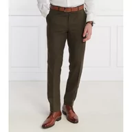 Spodnie męskie - Oscar Jacobson Lniane spodnie Denz | Regular Fit - miniaturka - grafika 1