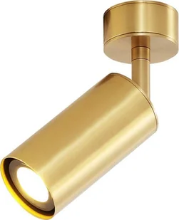 ZMH Reflektor sufitowy LED 1 płomień GU10 złota lampa sufitowa reflektor ścienny obracany o 360 ° reflektor ścienny do łazienki salonu stolik nocny - Lampy sufitowe - miniaturka - grafika 1