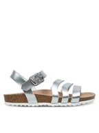 Buty dla dziewczynek - Geox Sandały J Adriel J558MF 000KN C1007 S Srebrny - miniaturka - grafika 1