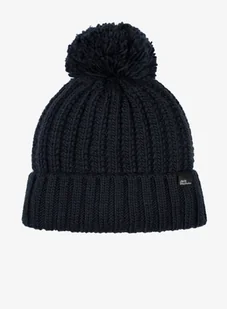 Czapka zimowa damska Jack Wolfskin Highloft Knit Beanie - night blue - Czapki damskie - miniaturka - grafika 1