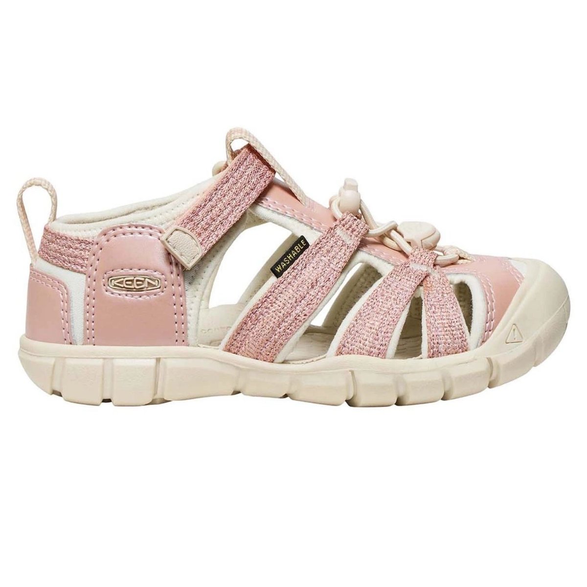 Buty dziecięce Keen Seacamp II CNX sandały z ochroną palców różowe-24