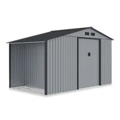 Altany ogrodowe - Domek Narzędziowy Madison 342X255Cm Light Grey - Hardmaister - miniaturka - grafika 1