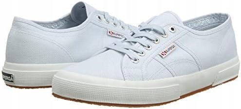 SUPERGA MĘSKIE TRAMPKI WIĄZANE NIEBIESKIE 44,5 2Ż7I