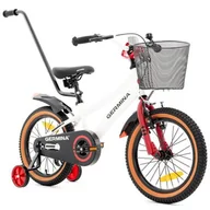 Rowery - Rower dziecięcy GERMINA BMX 16 cali Biały - miniaturka - grafika 1