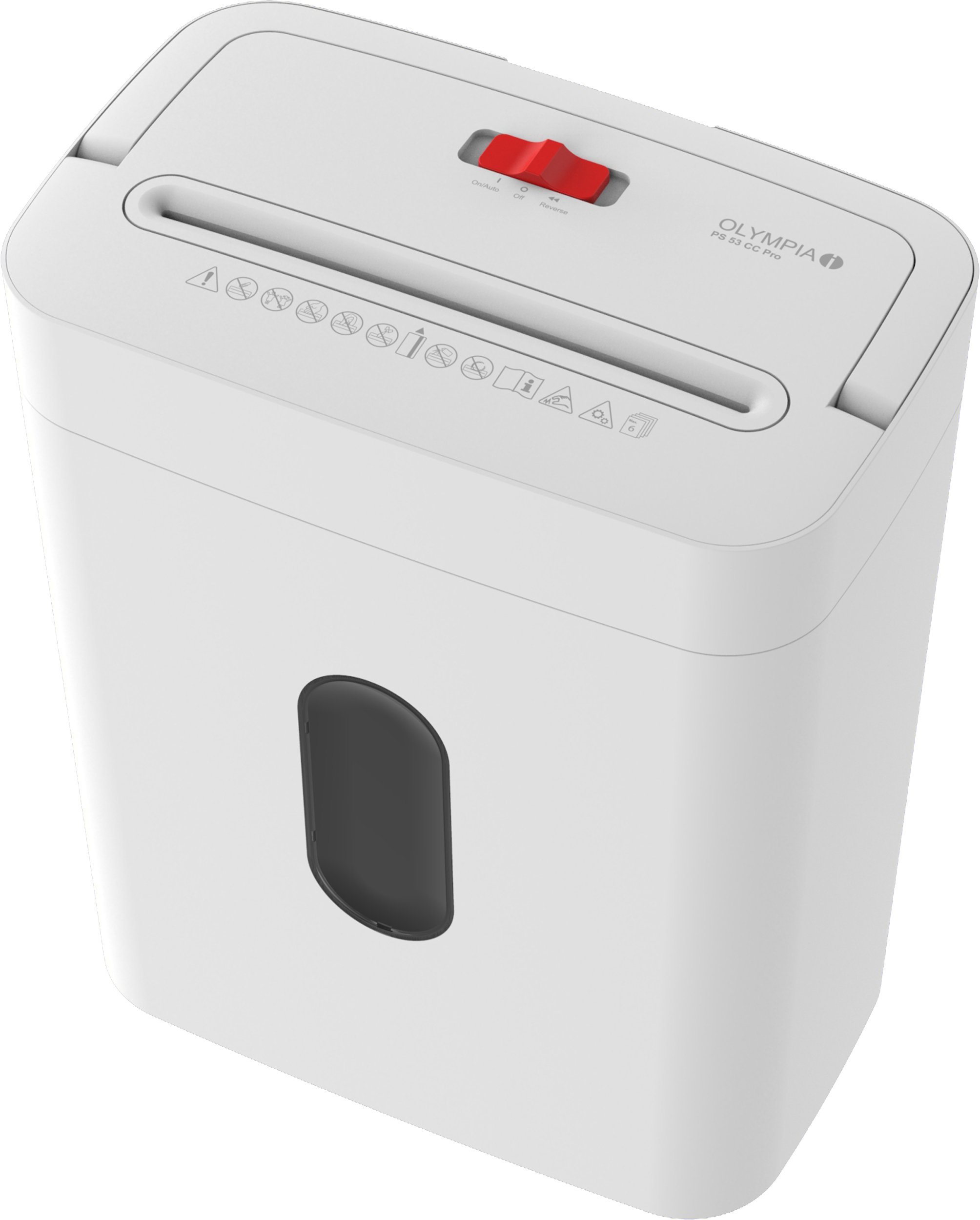 Olympia PS 53 CC Pro niszczarka Rozdrabnianie krzyżowe 68 dB Biały