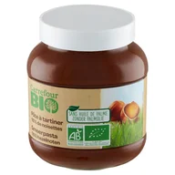 Słodkie kremy i masła - Carrefour Bio Ekologiczny krem z orzechów laskowych 700 g - miniaturka - grafika 1