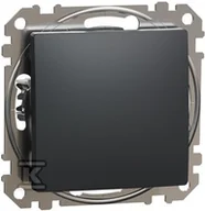 Wyłączniki światła i elektryczne - Schneider Electric Łącznik krzyżowy, czarny antracyt SEDNA DESIGN - miniaturka - grafika 1