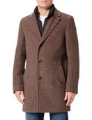 Płaszcze męskie - s.Oliver Męski płaszcz outdoorowy, brązowy, 94 - miniaturka - grafika 1