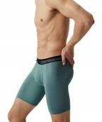 Majtki męskie - SZORTY MĘSKIE BOKSERKI BAMBUSOWE ATLANTIC MH1181 SZMARAGDOWE *M* - miniaturka - grafika 1