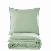 Pościel - Pościel Bawełniana Basic 160X200 Pistacja - miniaturka - grafika 1