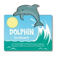Zakładki do książek - IF Zwierzęca zakładka do książki - Dolphin - Delfin - miniaturka - grafika 1