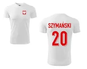 Koszulki sportowe męskie - Treningowa Koszulka POLSKA SZYMAŃSKI 20 - miniaturka - grafika 1
