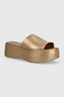 Klapki i japonki damskie - Melissa klapki BECKY + MARC JACOBS AD damskie kolor złoty na platformie M.33968.BA152 - miniaturka - grafika 1