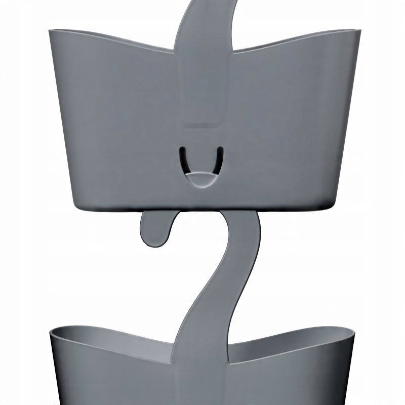 TATAY Pakarinams vannas istabas multifunkcionals plauktins 25x9x28cm peleks 8411801237960