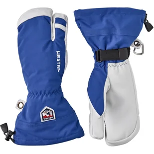 Hestra Army Leather Heli Ski, rękawice narciarskie z 3 palcami, niebieskie - Rękawice narciarskie - miniaturka - grafika 1