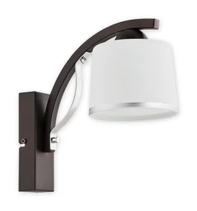 Lemir Kinkiet Astred 1x60W E27 Chrom/rdza wenge O2280 K1 RW Lemi - Lampy ścienne - miniaturka - grafika 1