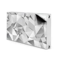 Dekoracje domu - Maskownica kaloryfera Abstrakcja szara 100x60 cm, Bluedecor - miniaturka - grafika 1