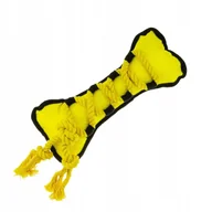 Zabawki dla psów - Zabawka dla psa KOSTKA piszcząca ze sznurem XL - miniaturka - grafika 1