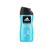 Żele pod prysznic dla mężczyzn - Żel pod prysznic Adidas Ice Dive 3 w 1 dla mężczyzn 250 ml (3616304240461) - miniaturka - grafika 1
