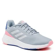 Bluzy damskie - adidas G92585#S BLUZA damska Originals Full Zip Hooded Swea S niebieski - miniaturka - grafika 1