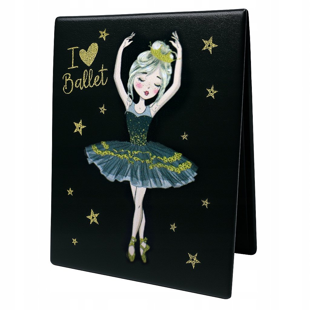 Etui na Legitymację Stylowe Oprawka Baletnica Łabędź Duże Karty Dokumenty