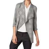 Swetry damskie - Sweter damski Tom Tailor Checked Cardi Style narzutka-XS - miniaturka - grafika 1