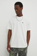 Koszulki męskie - Diesel t-shirt bawełniany T-JUST-DOVAL-PJ MAGLIETTA męski kolor beżowy gładki A03819.0AIJU - miniaturka - grafika 1