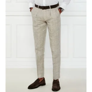 Sand Copenhagen Lniane spodnie chino Mark N Regular Fit - Spodnie męskie - miniaturka - grafika 1