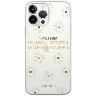 Etui Babaco dedykowane do Iphone 11 PRO MAX, wzór: Positive vibes 003 Etui częściowo przeźroczyste, oryginalne i oficjalnie licencjonowane - Etui i futerały do telefonów - miniaturka - grafika 1
