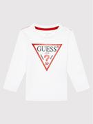 Bluzy dla chłopców - Guess Bluzka L84I29 K8HM0 Biały Regular Fit - miniaturka - grafika 1