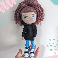 Lalki dla dziewczynek - Lalka w bluzie - miniaturka - grafika 1