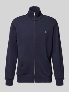 Bluza rozpinana z wyhaftowanym logo - Bluzy męskie - miniaturka - grafika 1