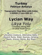 Pozostałe książki - Createspace Independent Publishing Platform Turkey Fethiye-Antalya Topographic Map Atlas with Index 1: 50000 (1 CM=500 M) Lycian Way (Likya Yolu) Complete Hiking Trail in Large Scale Detail Elev - miniaturka - grafika 1