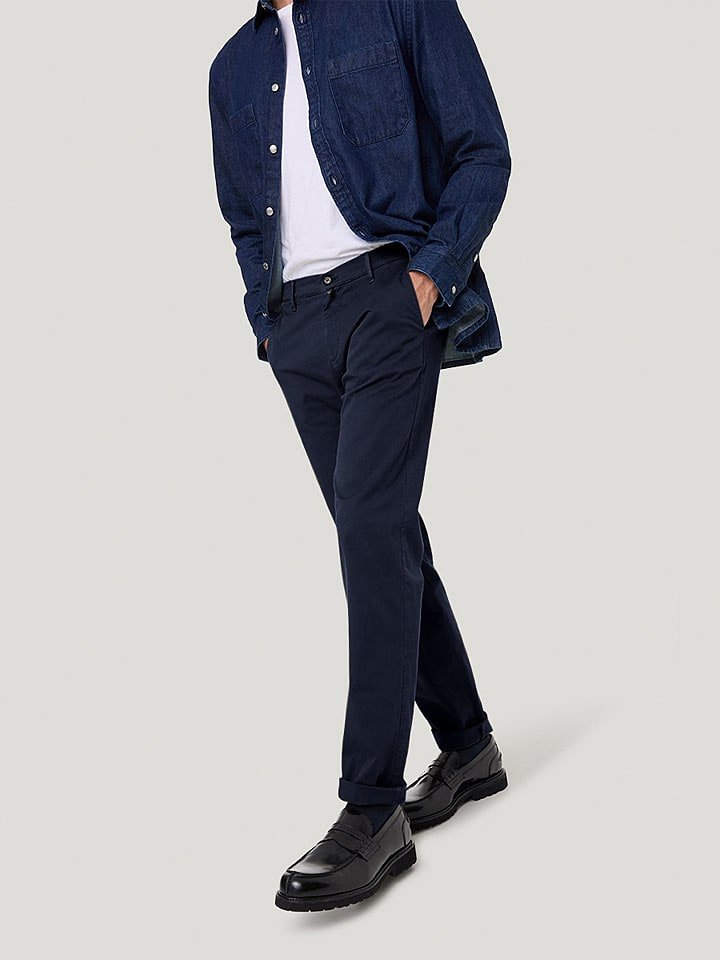 Pierre Cardin Spodnie chino w kolorze granatowym