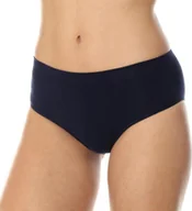 Bielizna sportowa damska - Brubeck HI00090A Majtki damskie classic COMFORT COTTON granatowy M - miniaturka - grafika 1