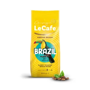 Kawa ziarnista Le Cafe Brazil, 500 g, intensywność 3/5 - Kawa - miniaturka - grafika 1
