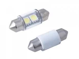 Vision Żarówka VISION Festoon SV8.5 C5W C10W 31mm 12V 2x 5050 SMD LED biała 2 szt 9852 - Żarówki samochodowe - miniaturka - grafika 1
